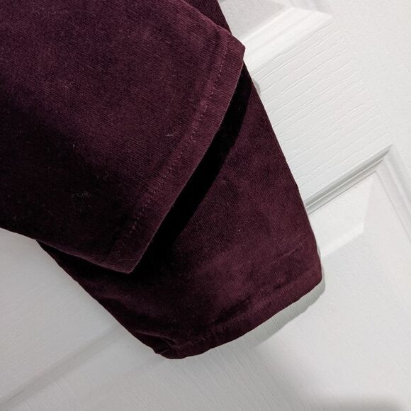 Copy - Buffalo burgundy corduroy mid rise pants velvet pants 10 x 32 A3 - Picture 9 of 11